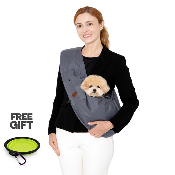 RETRO PUG Dog Sling Carrier for Small and Medium Dogs,Cat - Pet