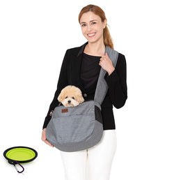 RETRO PUG Travel Mate Pet Carrier Sling Bag - Purse - Front Pack